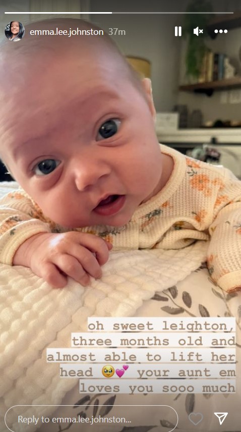 Emma Johnston-Baby Leighton- 3months